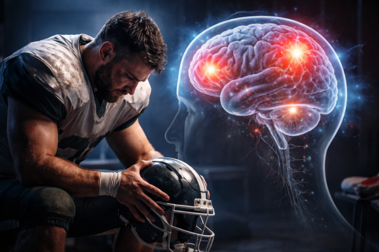 How Repeated Head Injuries Affect the Brain Years After Retirement