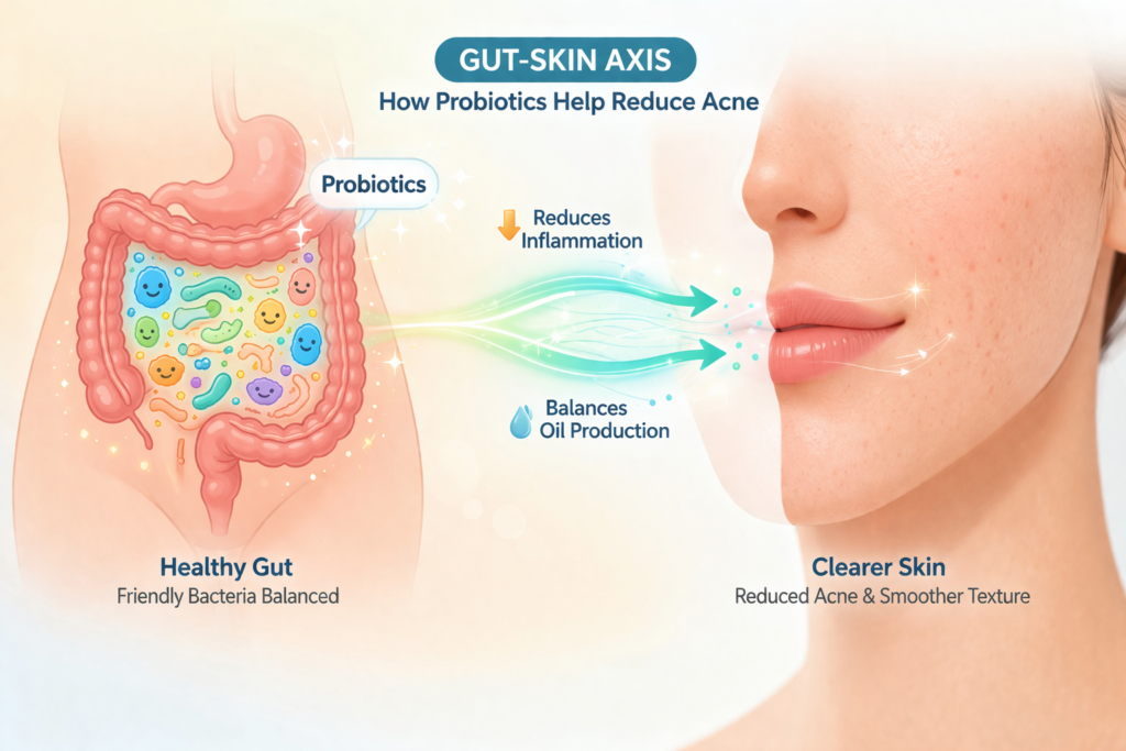 How Probiotics Help Reduce Acne Spots Naturally