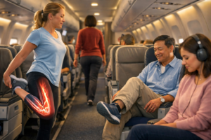 How to Prevent Blood Clots on Long Flights with Simple Hourly Stretches