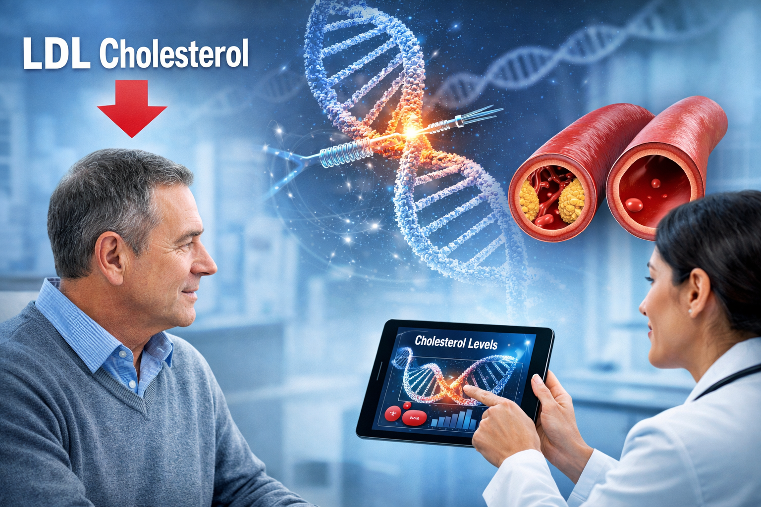 Can a Single Gene Edit Reduce High LDL Cholesterol?