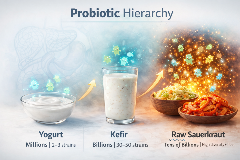 Best Probiotic Foods for Gut Health (Beyond Yogurt)